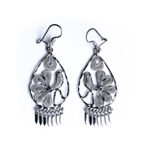 Aretes Pavo Real Ovalado