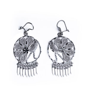Aretes Pavo Real Circular