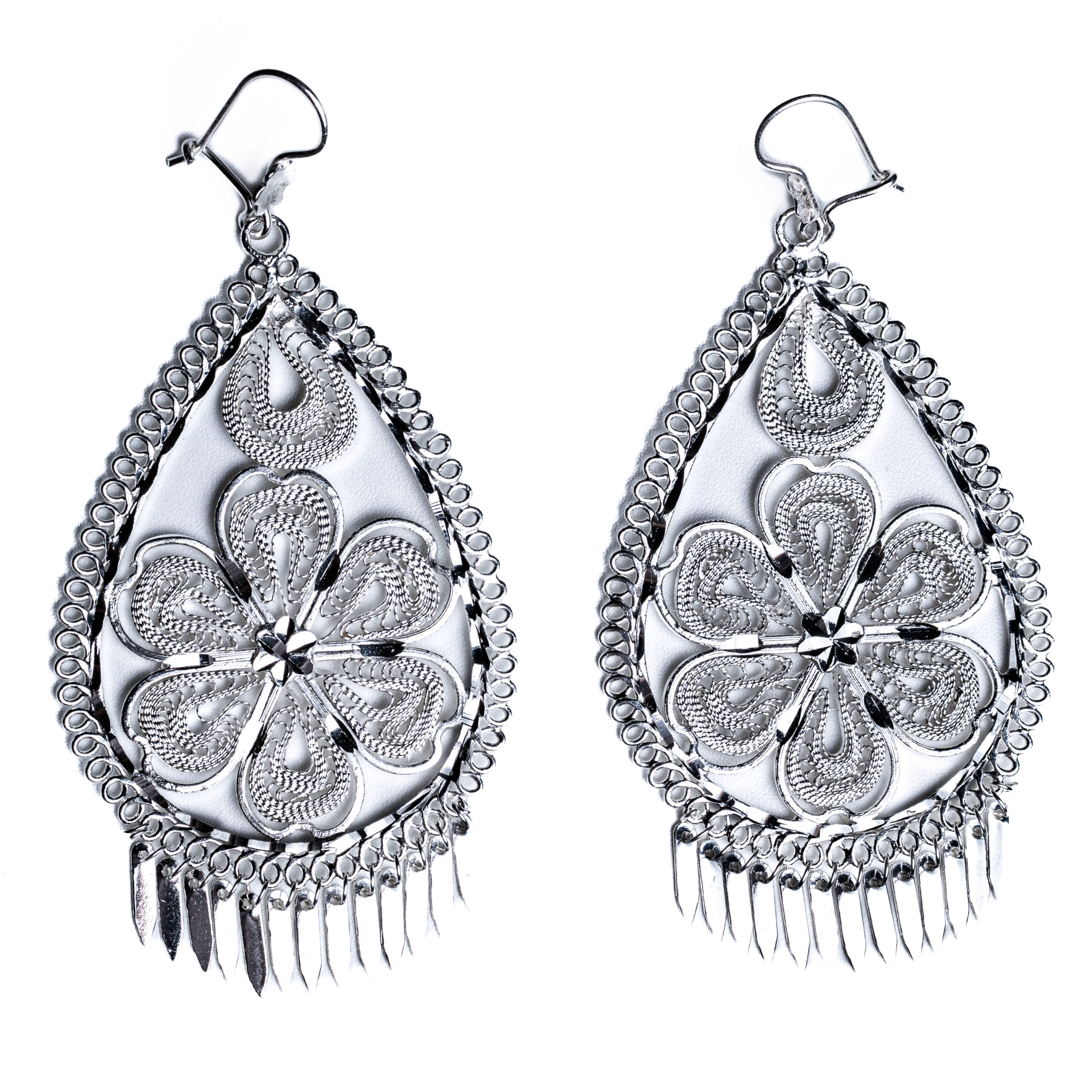 Aretes Lágrima Floral