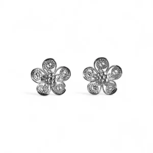 Broqueles de Filigrana Armonía en Plata Ley .925 - Sin Piedra