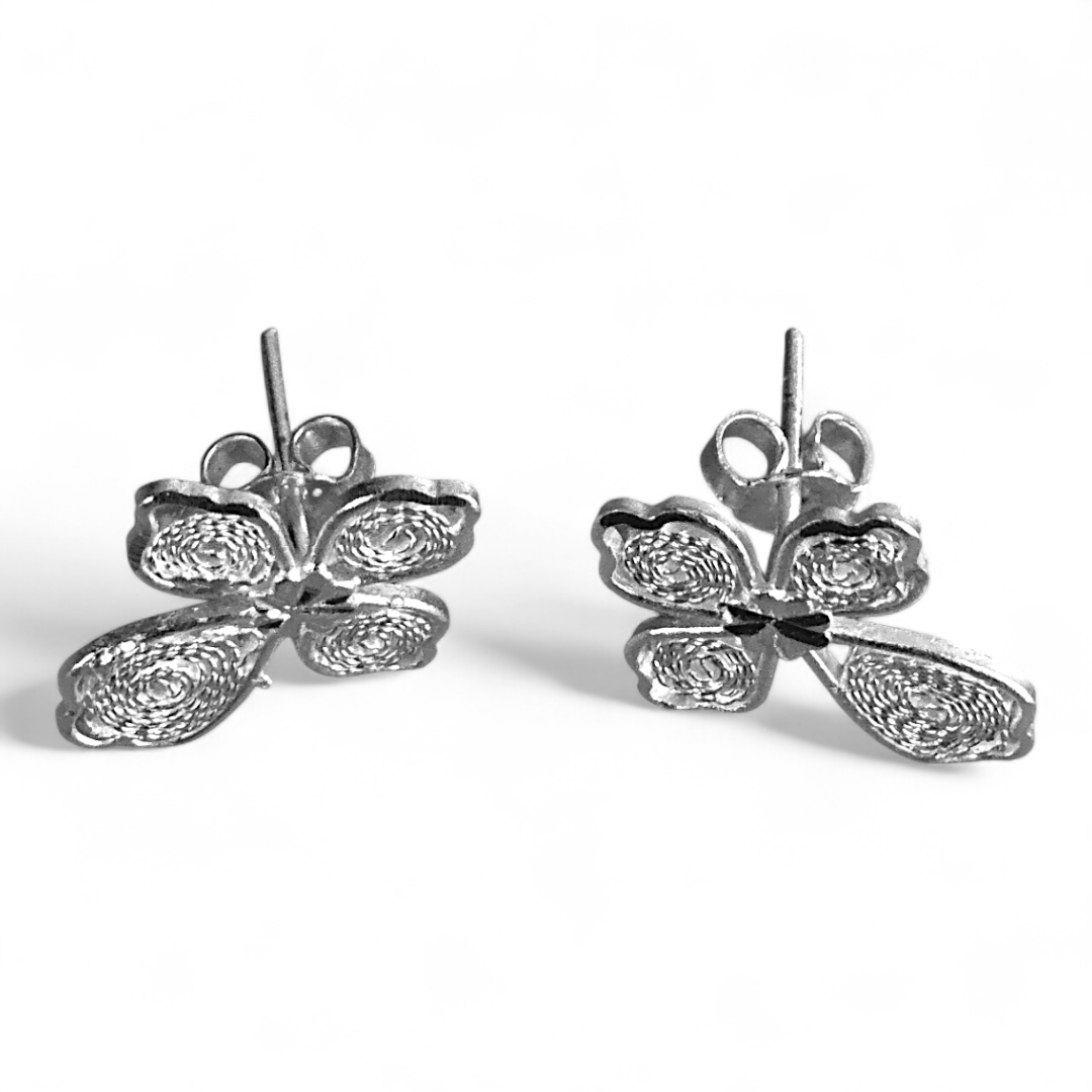 Broqueles de Filigrana Cruz en Plata Ley .925 - Image 6