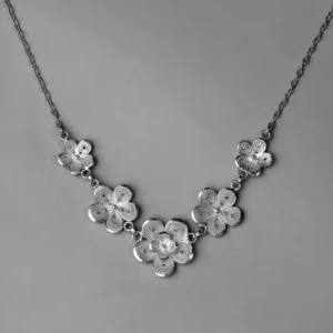 Collar de Filigrana Enredadera en Plata Ley .925