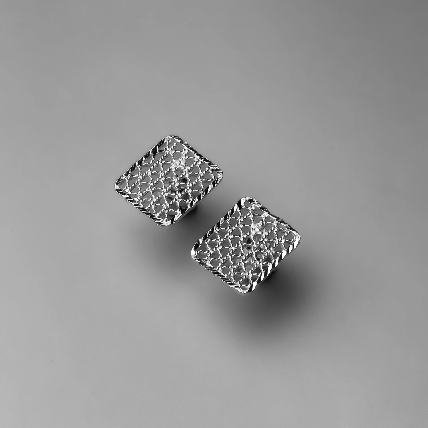 Broquel Retícula Áurea en filigrana mexicana de plata 925 hecho a mano